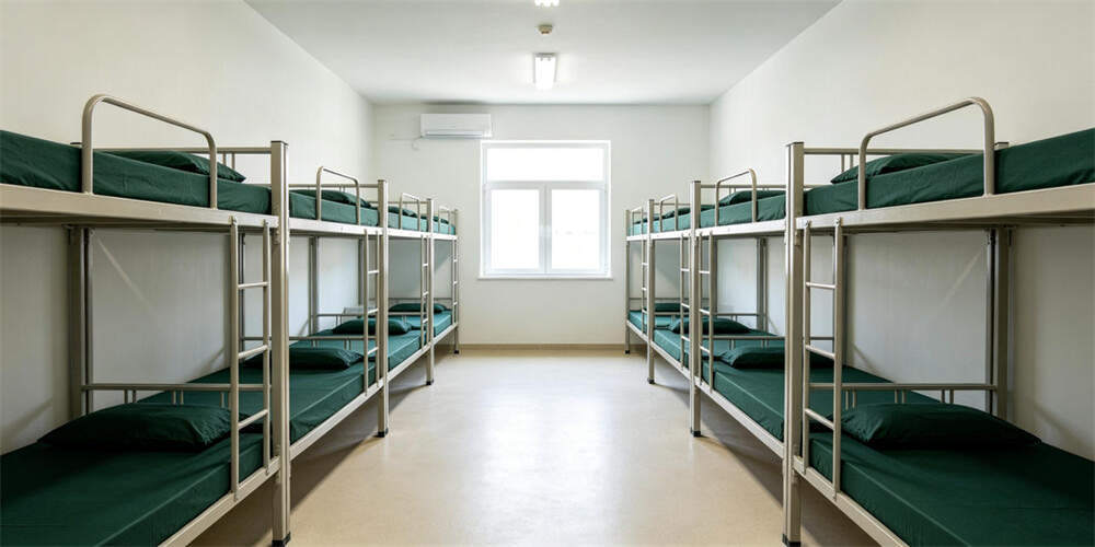 school dormitory thin mattress application institutional dormitory dark green mattress YRF