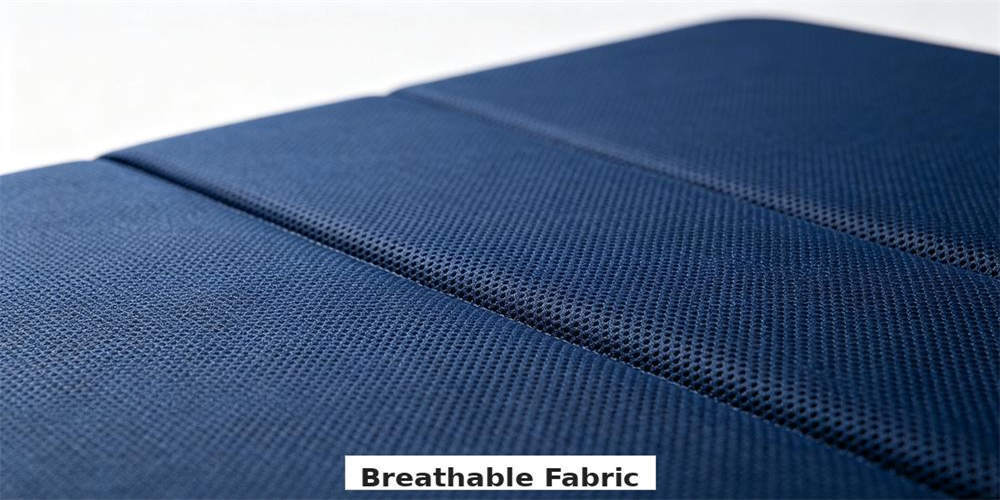 school dormitory thin mattress feature breathable fabric navy blue YRF textile China manufacturer