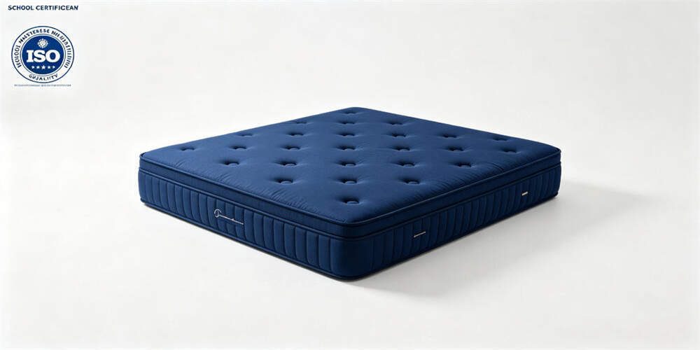 school dormitory thin mattress quality certification iso standard navy blue YRF textile China manufacture