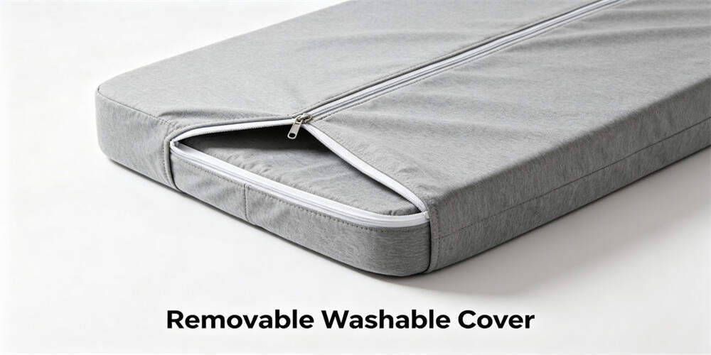 school dormitory thin mattress feature lightweight easy carry gray mattress YRF textile China manufacture