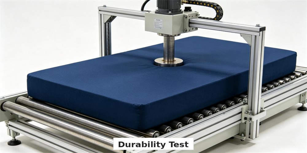school dormitory thin mattress feature durability test machine compression YRF textile China manufacture