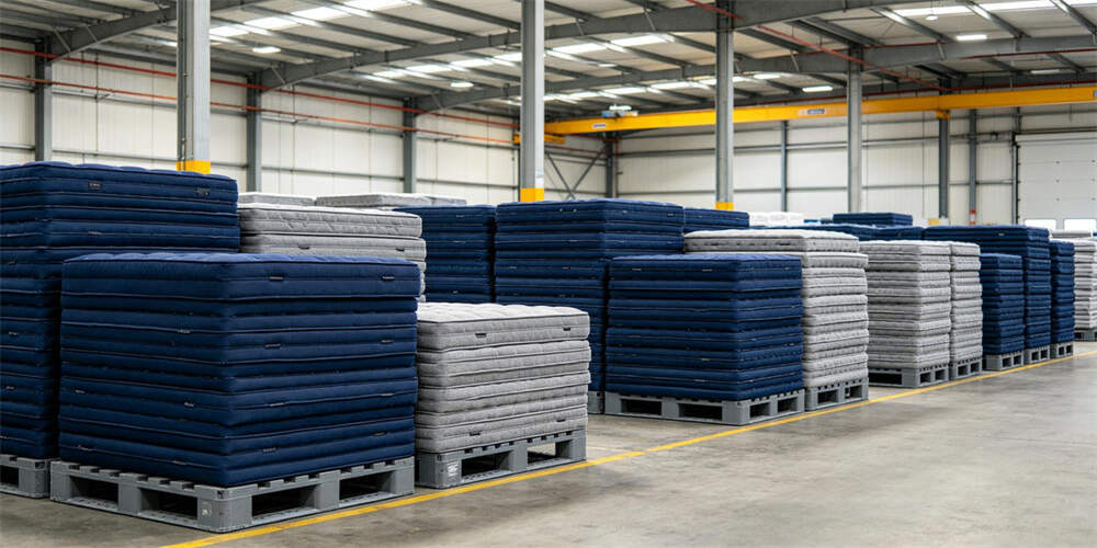 school dormitory thin mattress application summer school navy blue mattress YRF textile China manufacture