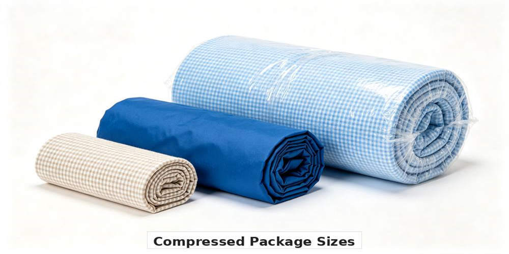 emergency relief compressed mattress comparison compressed package sizes YRF textile Chinaina manufacturer