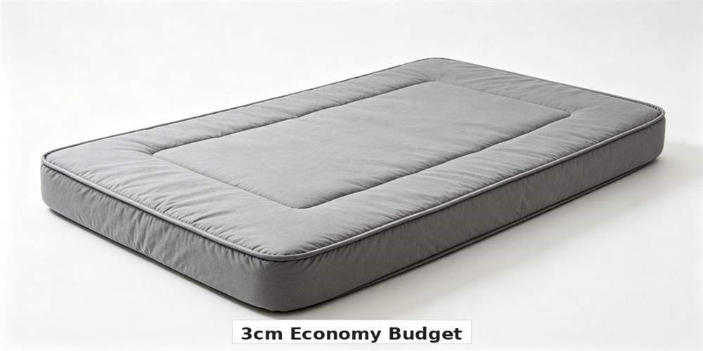 refugee camp budget mattress product 3cm economy budget YRF textile China manufacturer wholesale