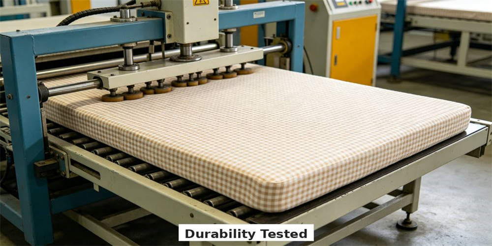 refugee camp budget mattress feature durability tested YRF textile China manufacturer wholesale