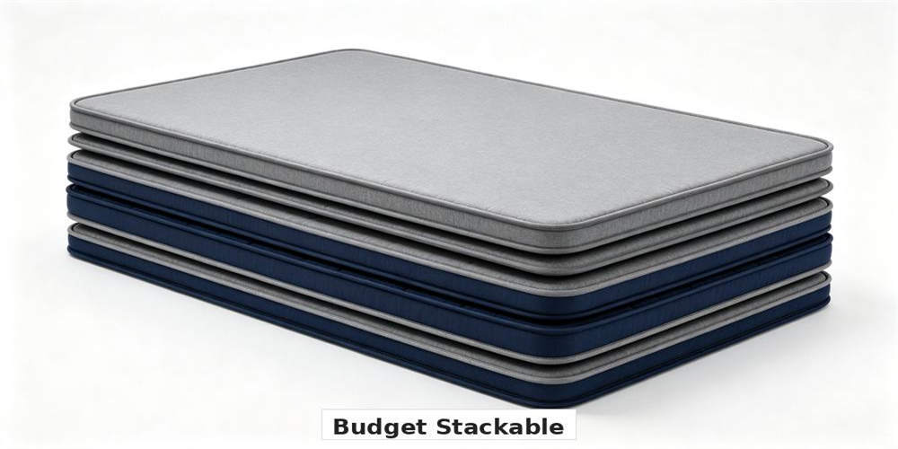 refugee camp budget mattress product budget stackable YRF textile China manufacturer wholesale bulk 