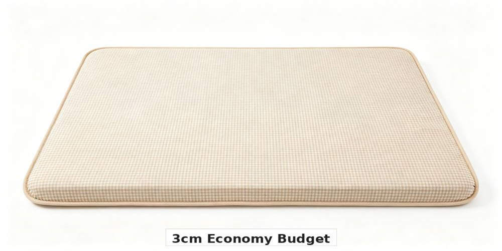 refugee camp budget mattress product 3cm economy budget YRF textile China manufacturer wholesalele