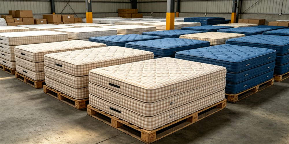 refugee camp budget mattress bulk order warehouse ready shipment YRF textile China manufacturer wholesale