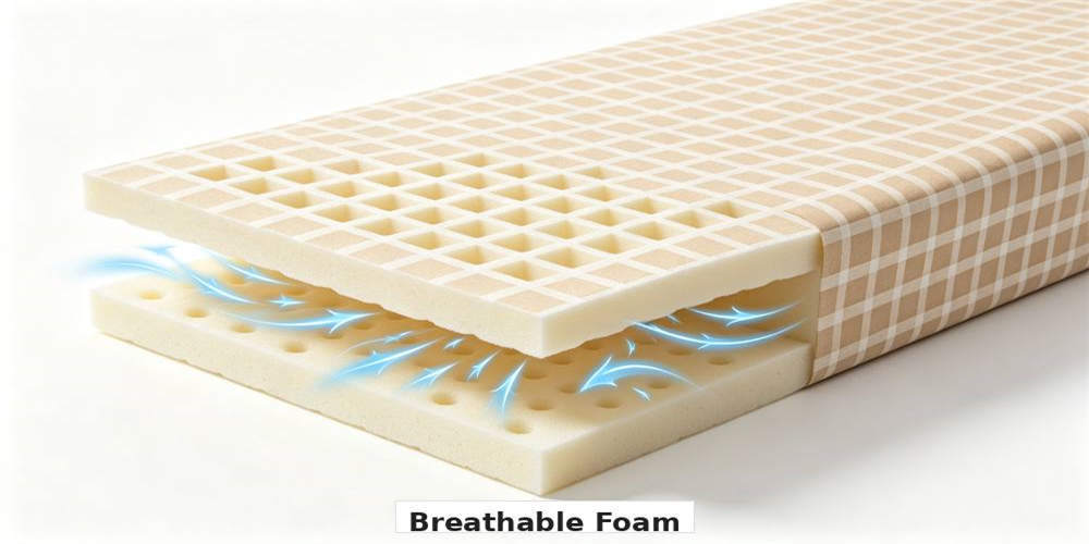 refugee camp budget mattress feature breathable foam YRF textile China manufacturer wholesalele bulk