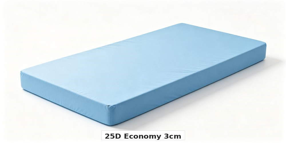 high density foam mattress product 25d economy 3cm YRF textile China manufacturer wholesale bulk