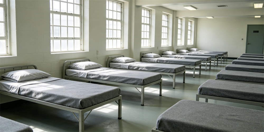 high density foam mattress application correctional facility YRF textile China manufacturer wholesale