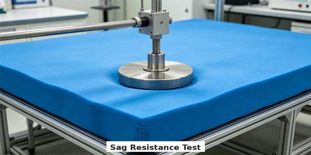 high density foam mattress feature sag resistance test YRF textile China manufacturer wholesale bulk