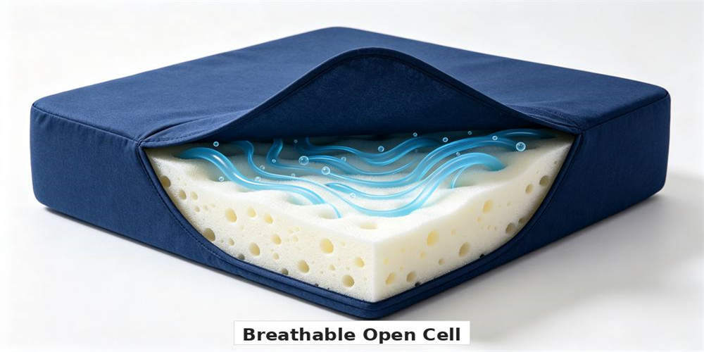 high density foam mattress feature breathable open cell YRF textile China manufacturer wholesale bulk
