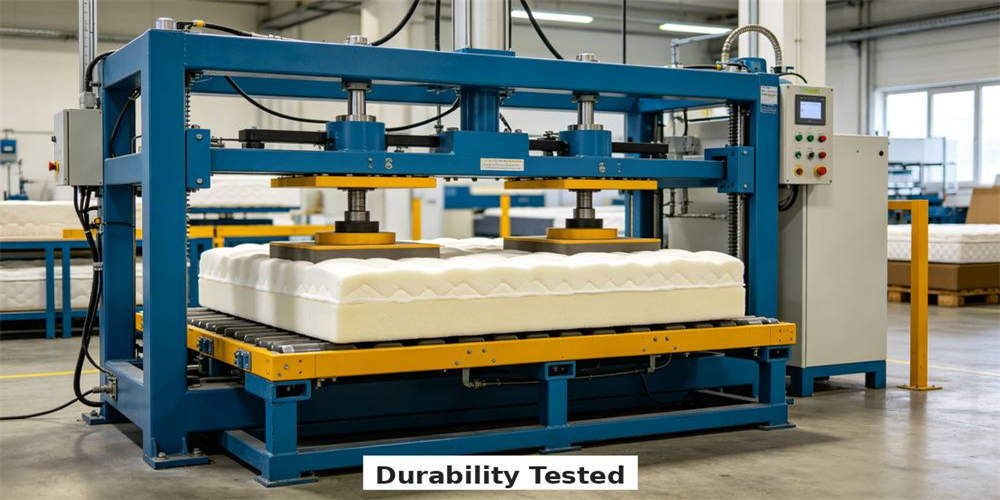 high density foam mattress feature durability tested YRF textile China manufacturer wholesale bulk 