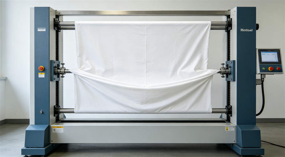 Commercial linen durability testing machine for institutional bedding quality Commercial linen durability testing machine for institutional bedding quality
