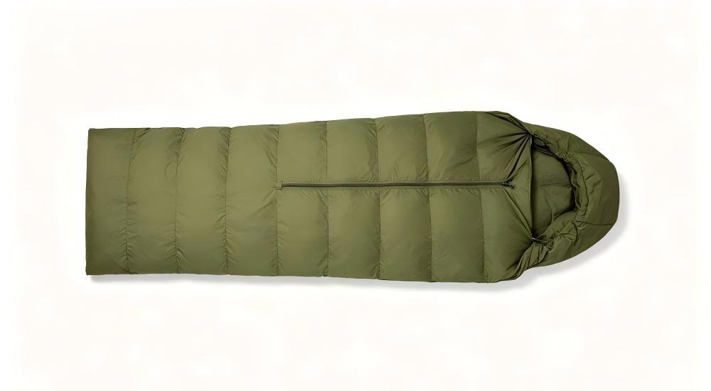 Emergency sleeping bag complementary to institutional bedding for field use