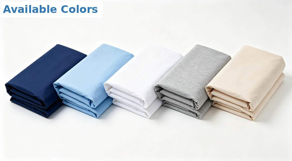 Available color options for custom hospital medical bedding orders Available color options for custom hospital medical bedding orders