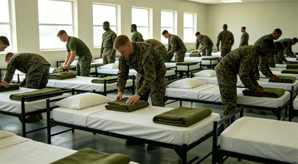 YRF wholesale military police bedding product set for institutional buyers