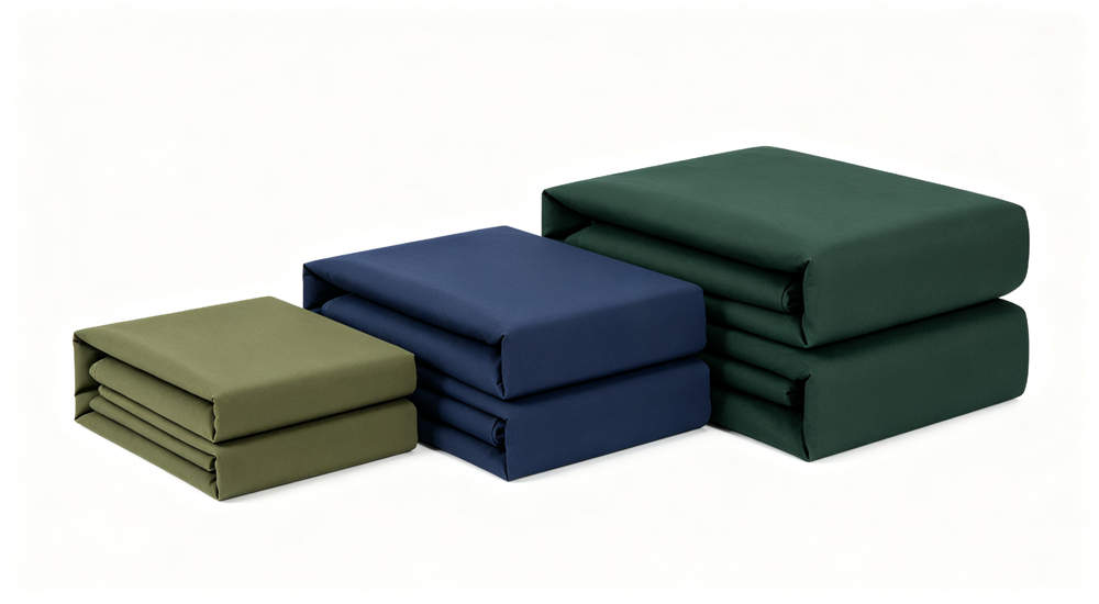 Fabric weight and thickness comparison for military police bedding selection