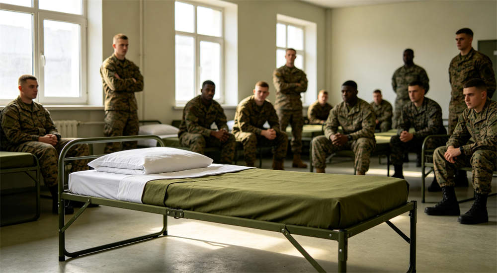 Fabric weight and thickness comparison for military police bedding selection