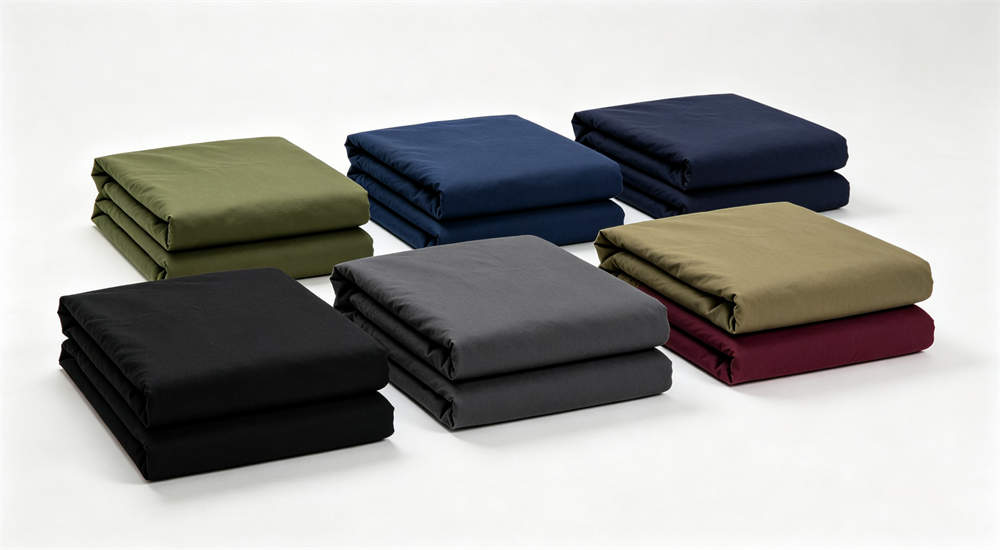 Available color options for custom military police bedding orders