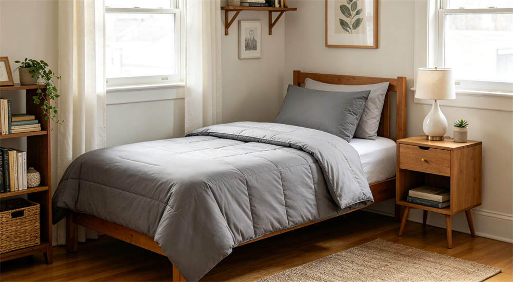 Fabric weight and thickness comparison for school dormitory bedding selection, heavy‑duty fabric choices