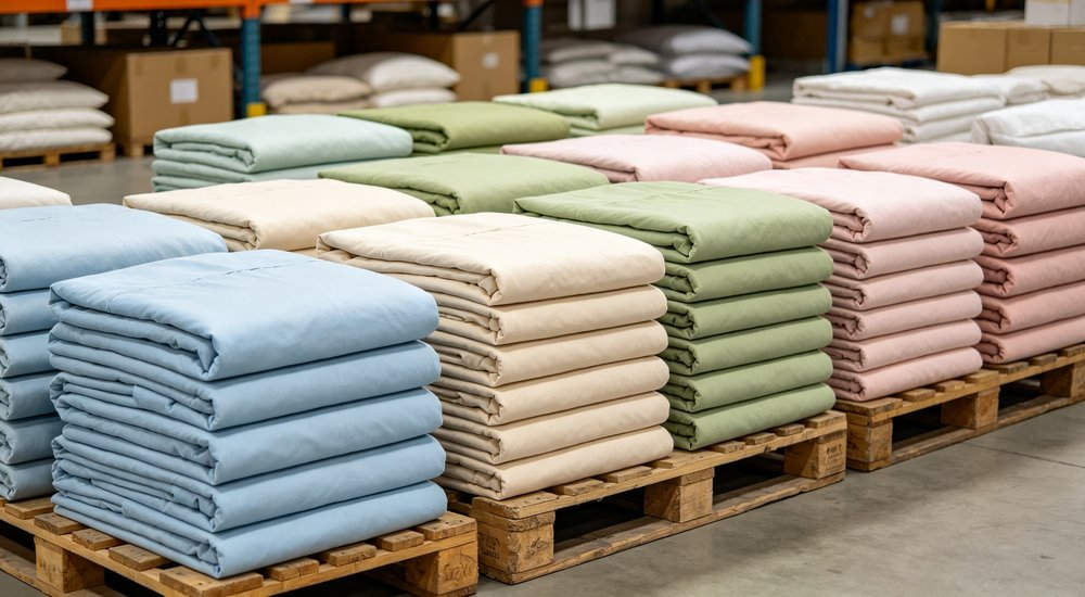 Nursing Home Bedding - Warehouse Multicolor Inside, multicolored bedding for bulk orders