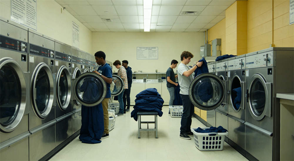 Available color options for custom school dormitory bedding orders, multi‑tone custom colour choices