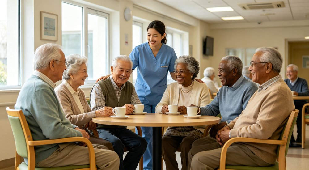 Nursing Home Bedding - Group Photo Standard Scene, full bedding product range overview Nursing Home Bedding - Group Photo Standard Scene, full bedding product range overview
