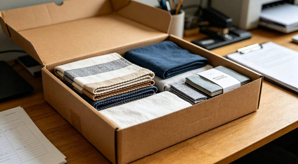 sample package courier office showing navy and grey institutional bedding for remote worker accommodation and industrial camp facilities