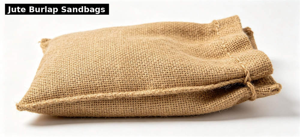 Jute sandbags white bg for institutional procurement, inspection and supply planning