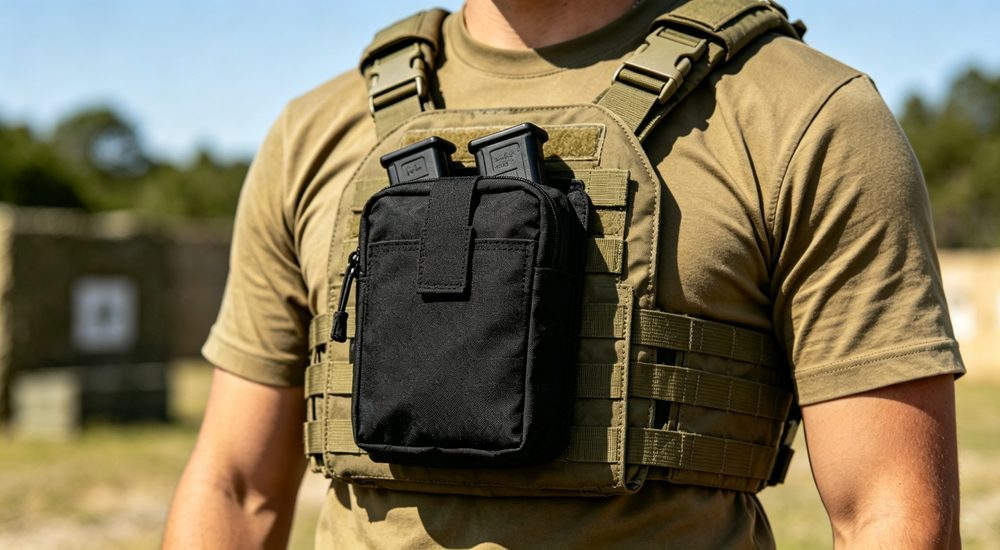 Advanced trauma kit quality control inspection, worker checking stitching and zippers, rigorous quality assurance for export grade emergency medical bags