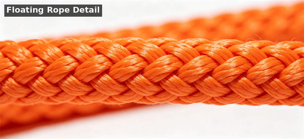 Floating rescue rope orange detail for institutional procurement, inspection and supply planning
