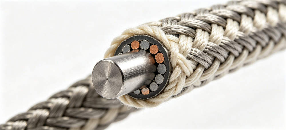 Escape rope kit inspected inside a facility safety cabinet for government stockpile, institutional supply and emergency