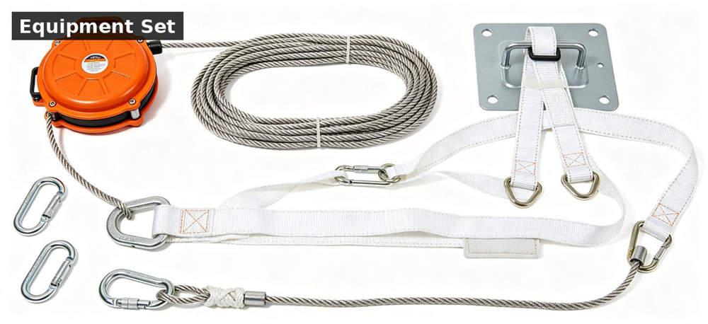 Escape rope color options displayed for project configuration for government stockpile, institutional supply and emergency