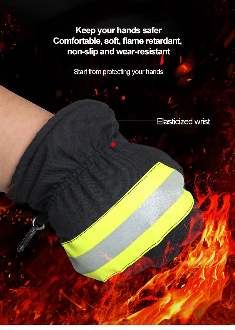 Earthquake Ruins Demolition Heat Resistant Fire Gloves