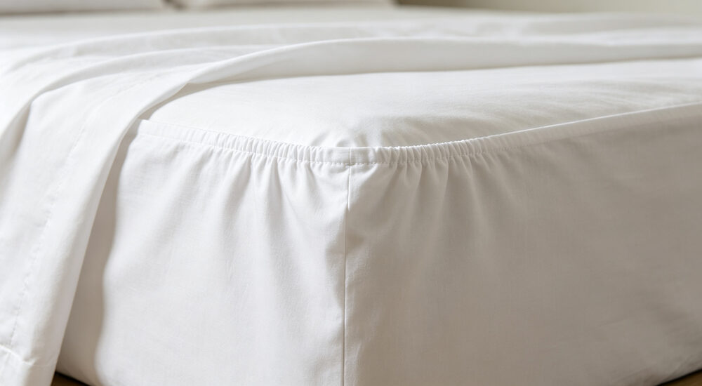 Institutional bedding product display showing material quality and design details for commercial procurement decision making suitable for emergency shelters hospitals universities and hotels requiring durable comfortable bedding solutions