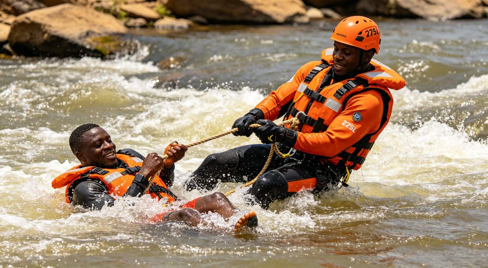 YRF Textile 275N heavy duty rescue life jacket professional offshore, wholesale bulk supply for institutional buyers and disaster relief programs worldwide