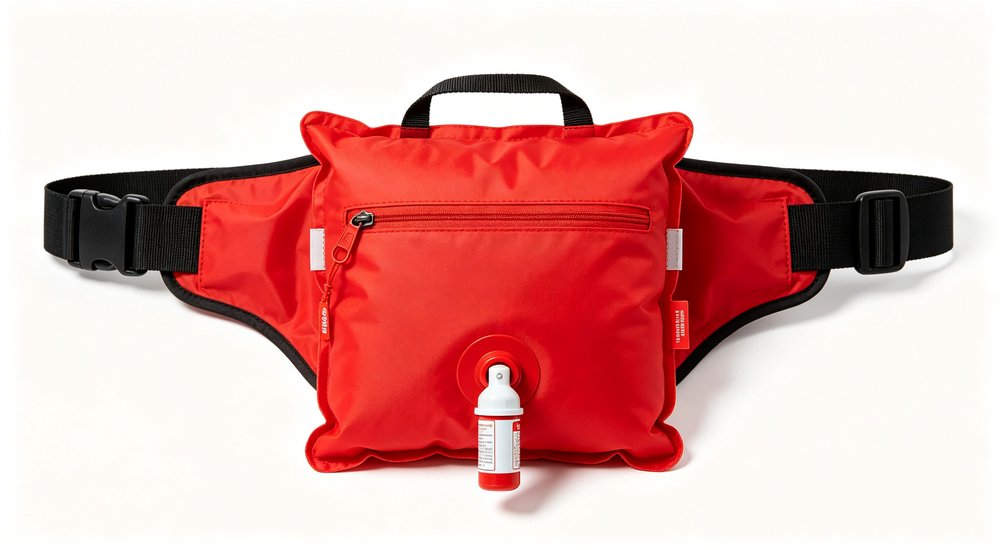YRF Textile 275N professional rescue life jacket with dorsal D-ring dual whistle and SOLAS reflective tape, wholesale PFD supplier for coastal guard and emergency responder units