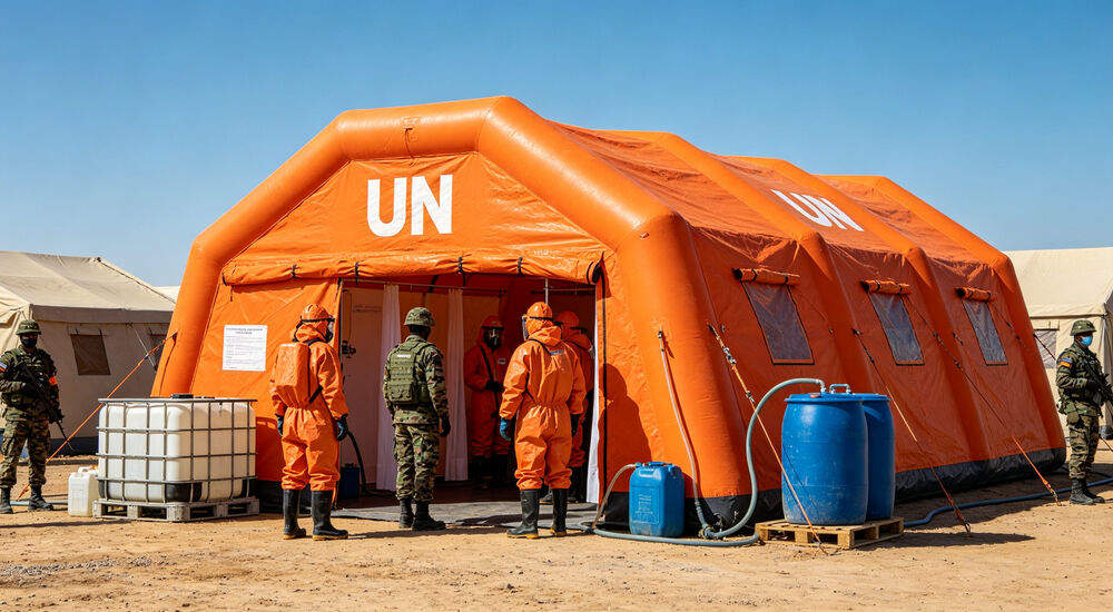 Decontamination shower inflatable tent scenario outdoor emergency inflatable decontamination shower tent for personnel cleansing Decontamination shower inflatable tent scenario outdoor emergency inflatable decontamination shower tent for personnel cleansing