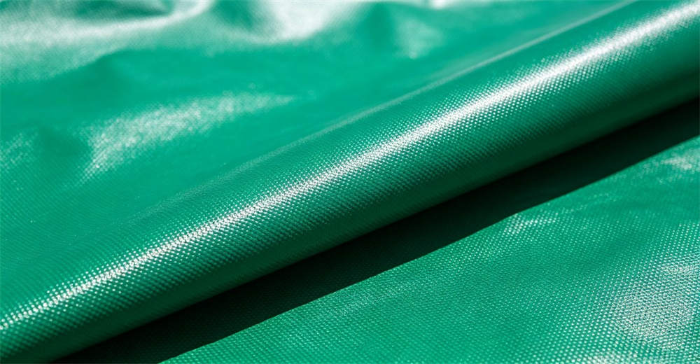 Close-up of medical tent fabric showing waterproof flame-retardant coating and heavy duty material