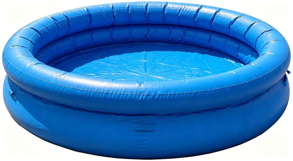 Decontamination pool for inflatable decon tent, portable soaking pool, product shot red and white inflatable emergency shelter for disaster relief operations