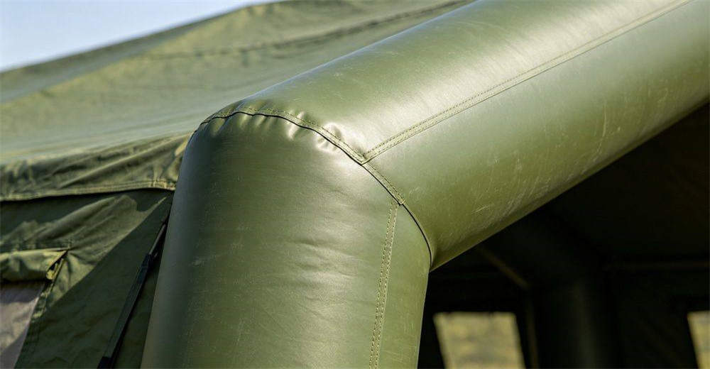 Military operational scenarios showing shelter challenges across multiple terrains including desert, mountain, forest and arctic environments, demonstrating inflatable tent adaptability and performance in extreme field conditions
