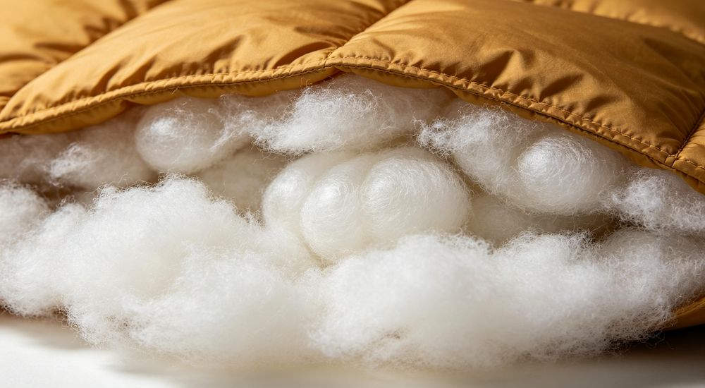 Real photography outdoor scene - rectangular envelope style and tapered mummy institutional sleeping bag side by side comparison, bulk sleeping bag types, green grass background realistic photography