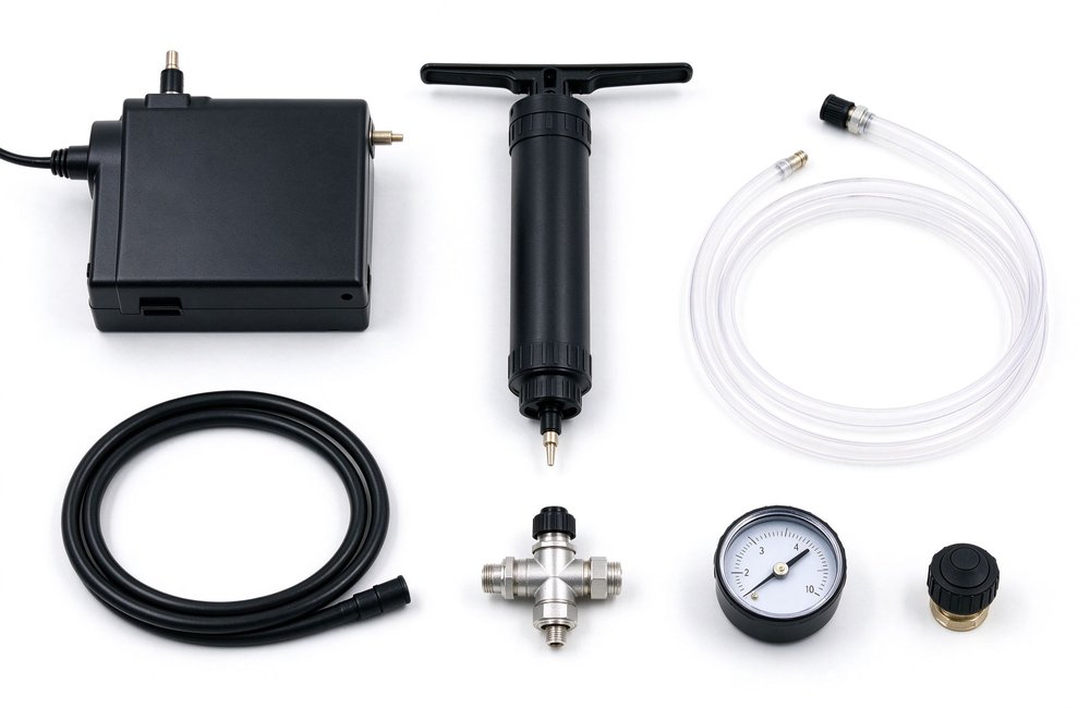Inflation system closeup of inflatable emergency shelter with high-capacity electric air pump valves hoses pressure gauge for rapid deployment easy setup Inflation system closeup of inflatable emergency shelter with high-capacity electric air pump valves hoses pressure gauge for rapid deployment easy setup