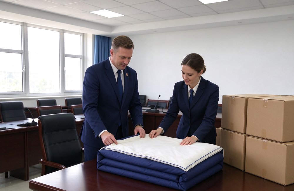 Government procurement inspection of fire station bedding bulk order quality check for municipal fire department dormitory stockpiles institutional buyers bulk order quality check for municipal fire department dormitory stockpiles institutional buyers