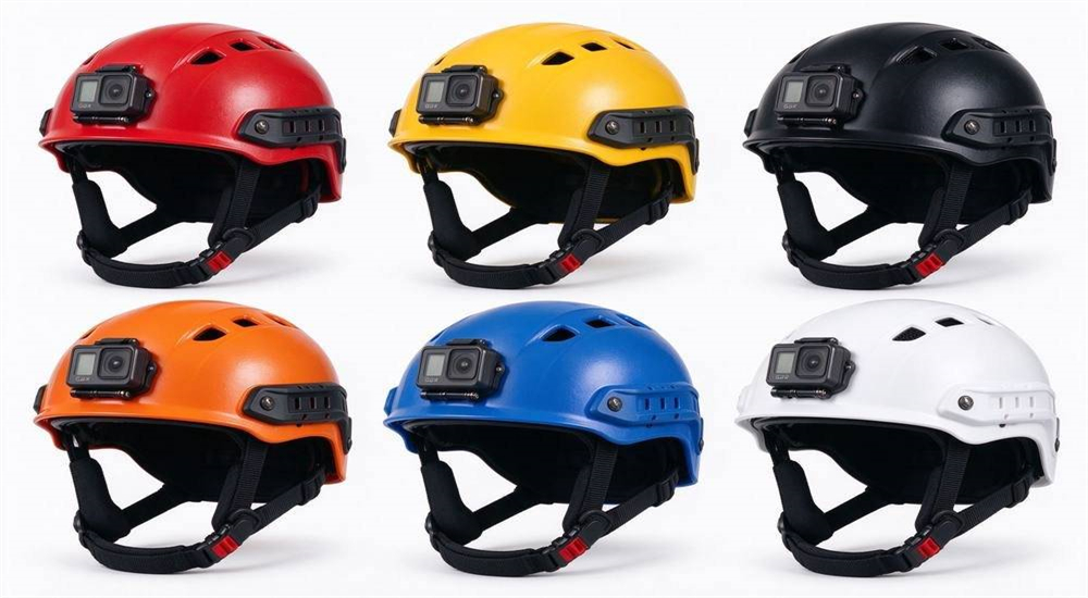 Water rescue helmet detail showing visor ear protection ventilation channels and impact resistant shell designed for swiftwater and flood operations Water rescue helmet detail showing visor ear protection ventilation channels and impact resistant shell designed for swiftwater and flood operations