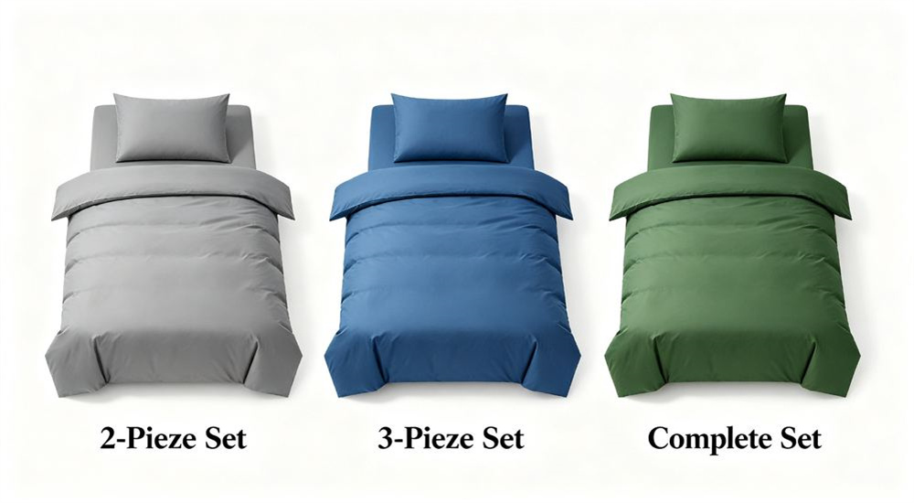 Close up of polyester microfiber refugee camp bedding fabric, lightweight durable weave for emergency shelter blankets and sheets, low cost relief linen material, professional textile photography with bright even lighting for humanitarian relief procurement buyers