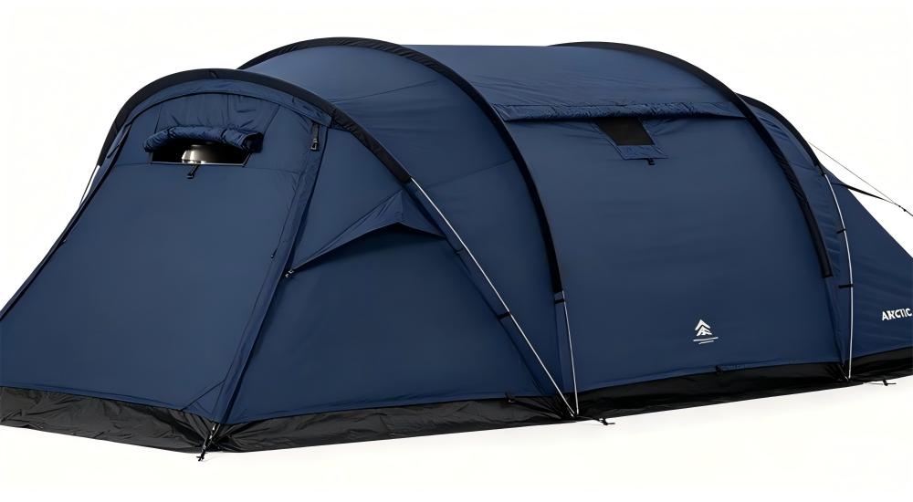 Dark blue tunnel emergency tent, waterproof heavy duty shelter for disaster relief Dark blue tunnel emergency tent, waterproof heavy duty shelter for disaster relief