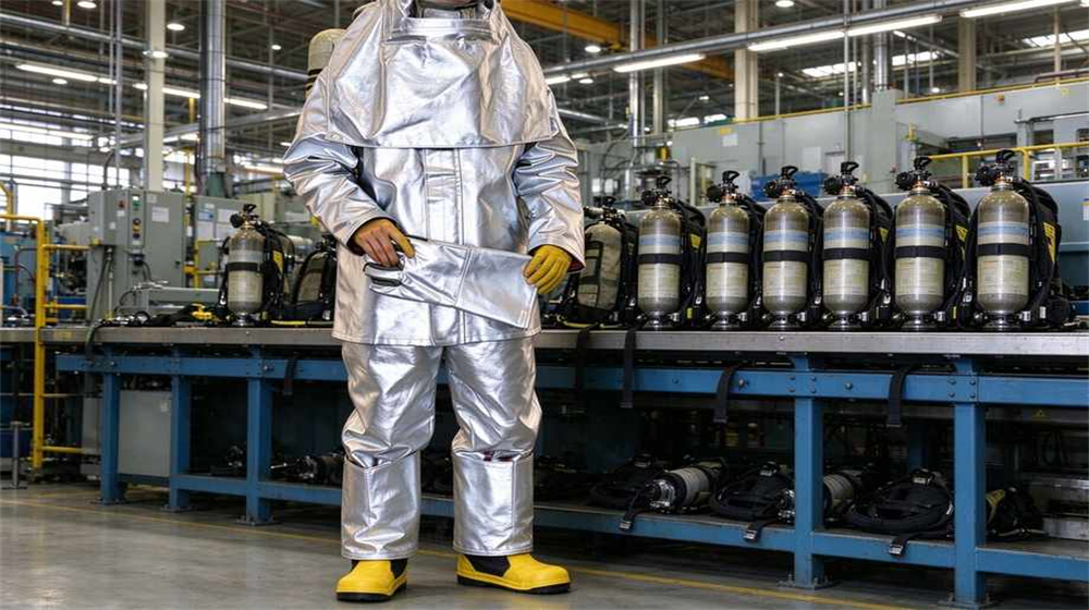 aluminized reflection technology heat suit detail professional grade certified standard high quality durable reliable industrial safety equipment for bulk wholesale supply from China factory direct aluminized reflection technology heat suit detail professional grade certified standard high quality durable reliable industrial safety equipment for bulk wholesale supply from China factory direct